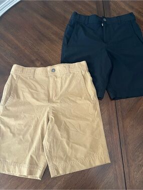 Boy’s Khaki and Black Shorts